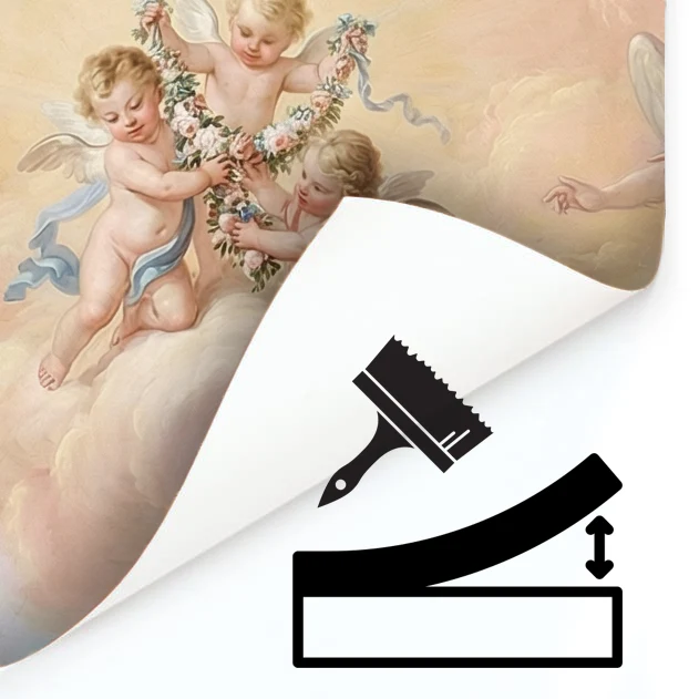 Retro con colla attivabile con acqua