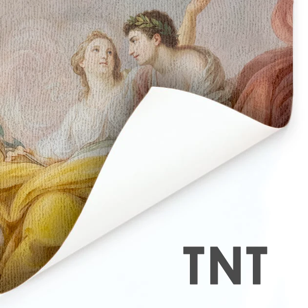 Vinile goffrato con supporto TNT